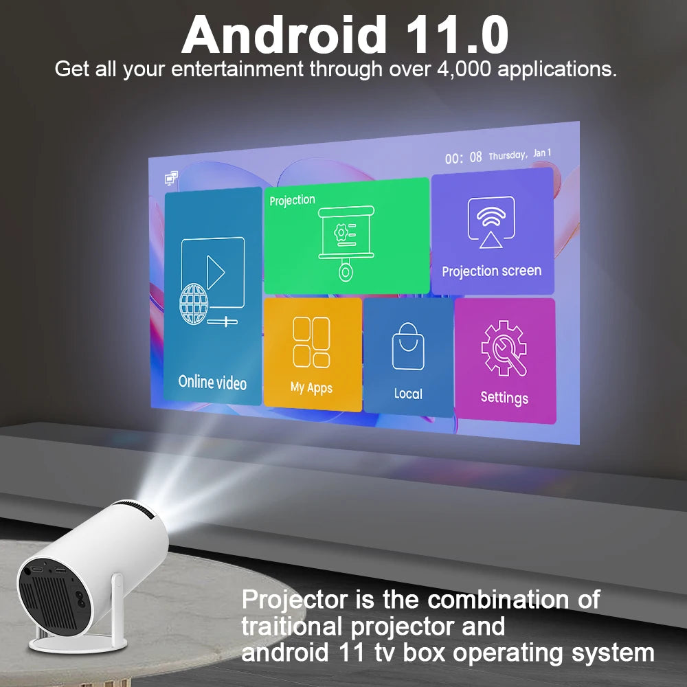 Magcubic 4K Portable Cinema Experience