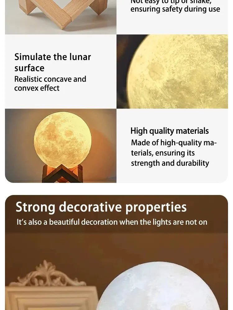 Lamp Moon Galaxy Night Light