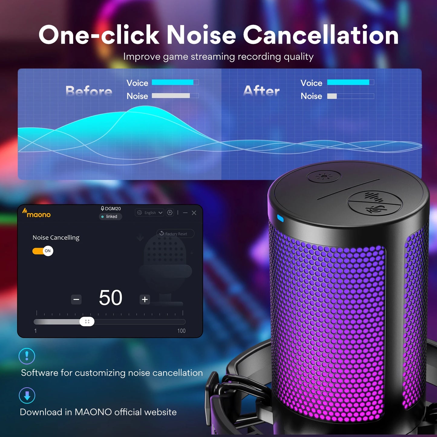 Noise-Reducing Mic Maono