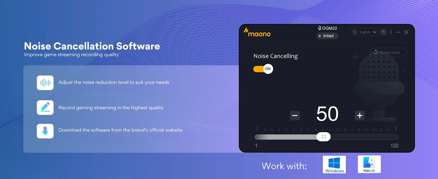 Noise-Reducing Mic Maono