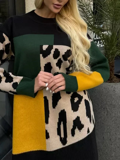 Leopard Luxe Knit Sweater