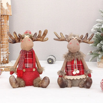 Christmas Elk Reindeer Plush Doll