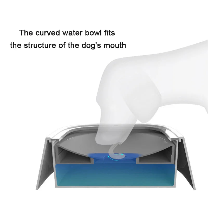 Spill-Free Dog Bowl