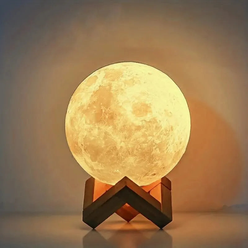 Lampe Veilleuse Lune Galaxie